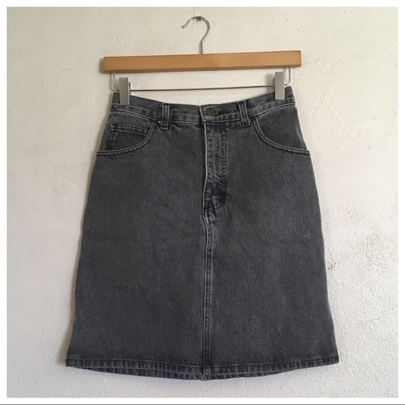 vintage guess jean skirt